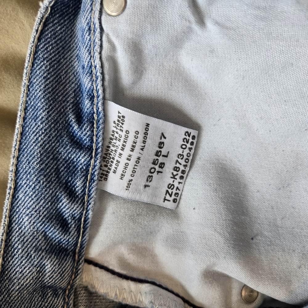 VTG Riders Denim Womens Straight Leg Blue Jeans - Picture 6 of 11